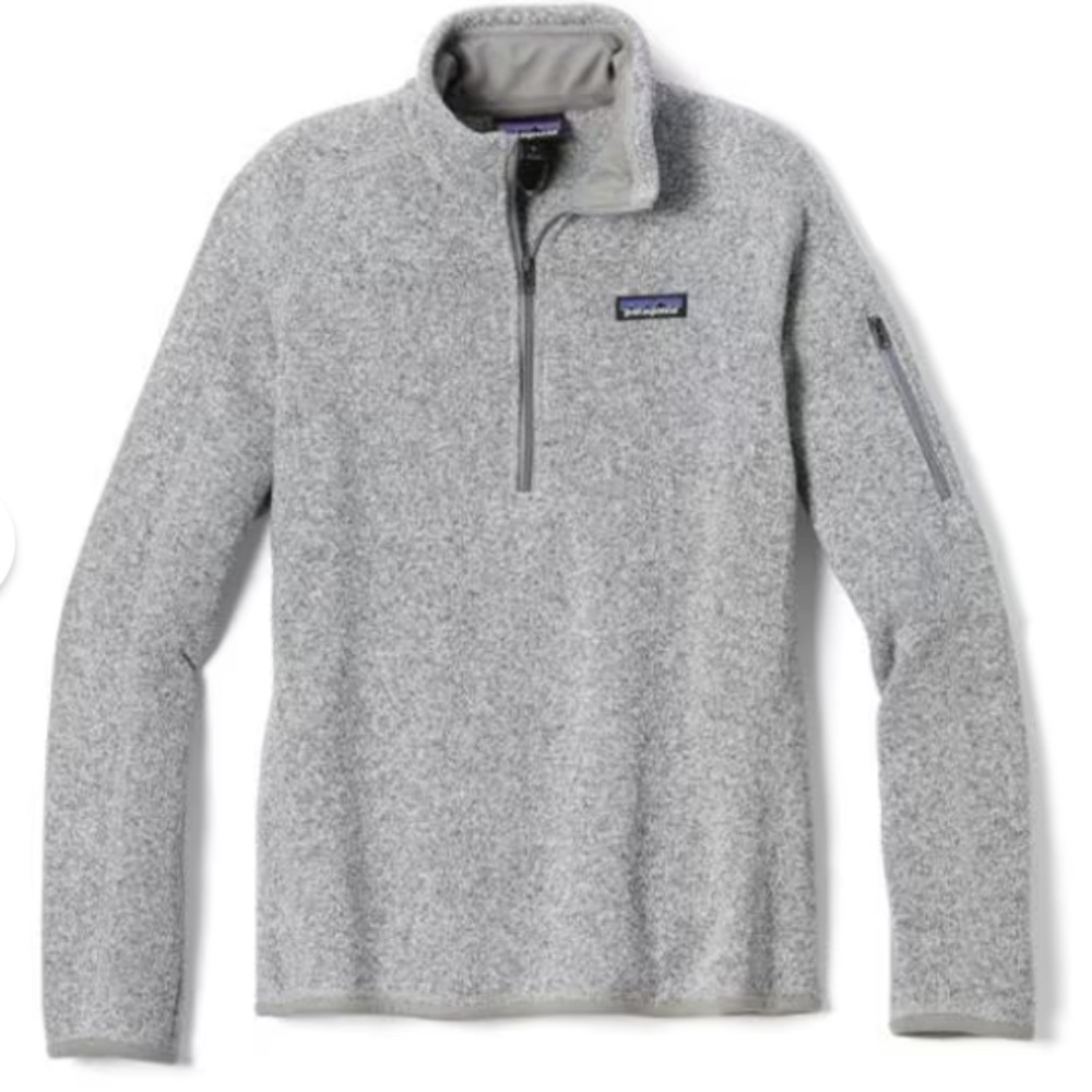 Patagonia Quarter Zip, light grey- XS